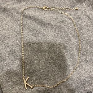 Letter necklace